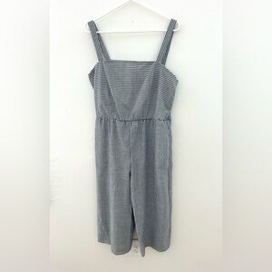 Speechless Navy & Ivory Striped Jumpsuit, Women’s XL